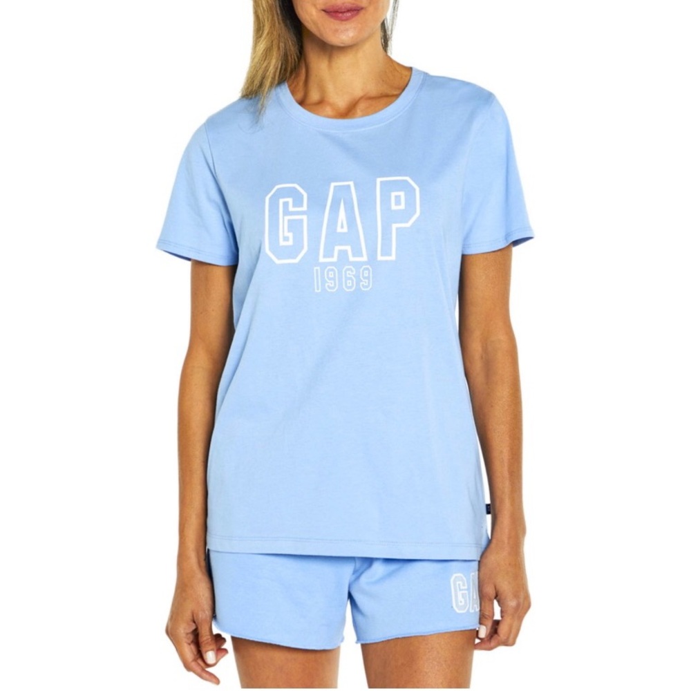 GAP Ladies Logo Tee - Light Blue - Size XL - NWT